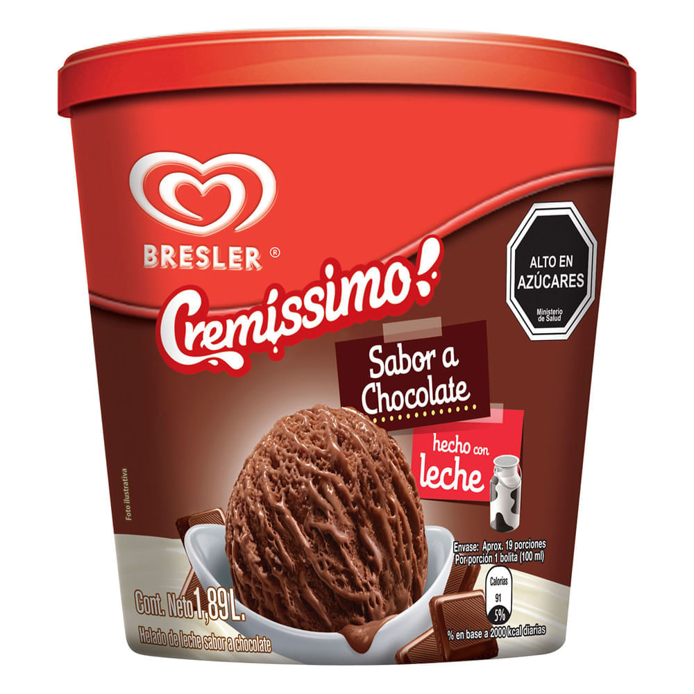 Helado Chocolate 1.89 L