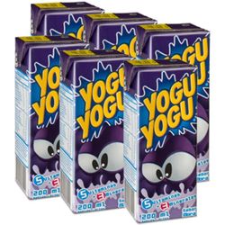 Yogu - Yogu Pack 6 Un. Bebida Láctea Yogu Yogu Mora 200 Ml