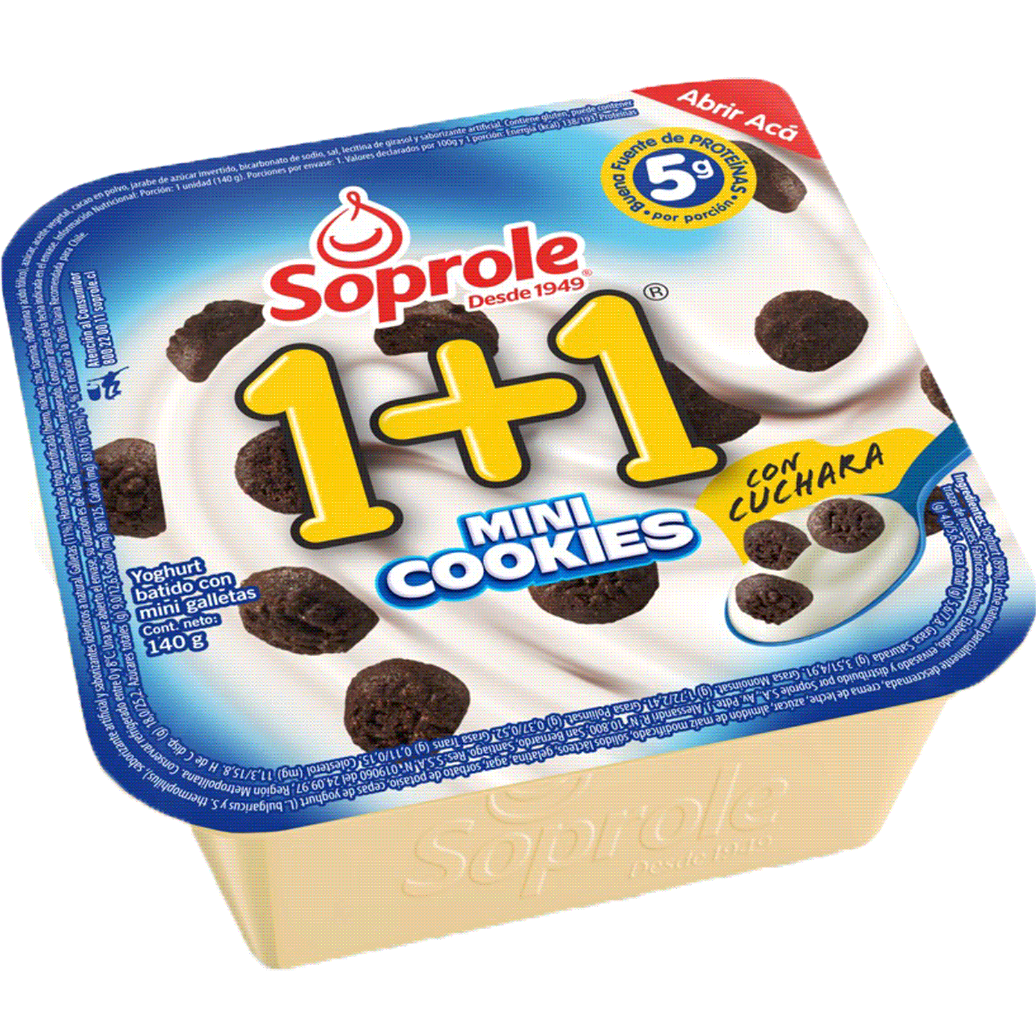 Yogurt 1+1 Oreo 140 g