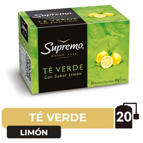 Té Verde Matcha Nice Imperial Sabor Limón 28 Sobres 3 Gs C/u