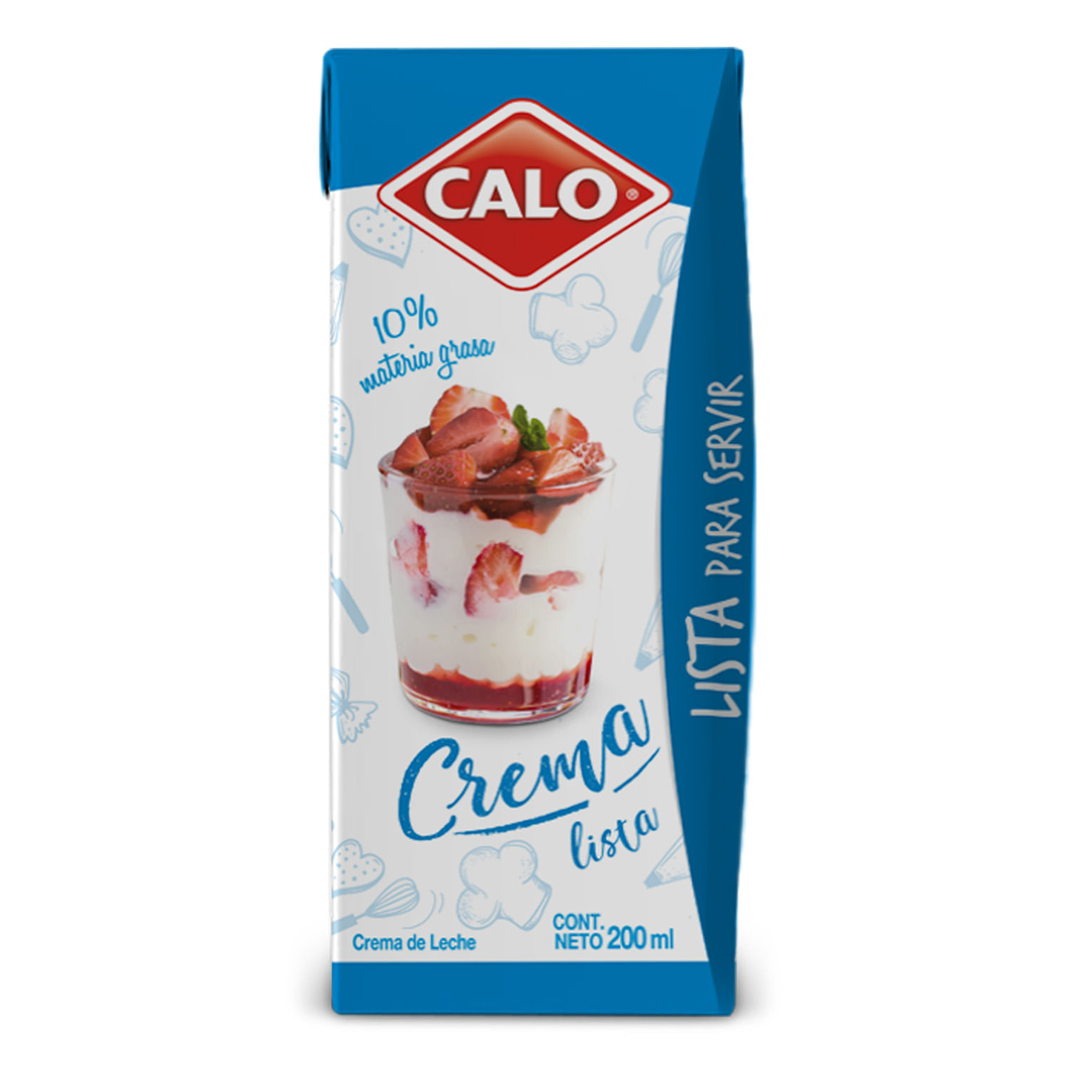 Crema de Leche Lista 200 ml