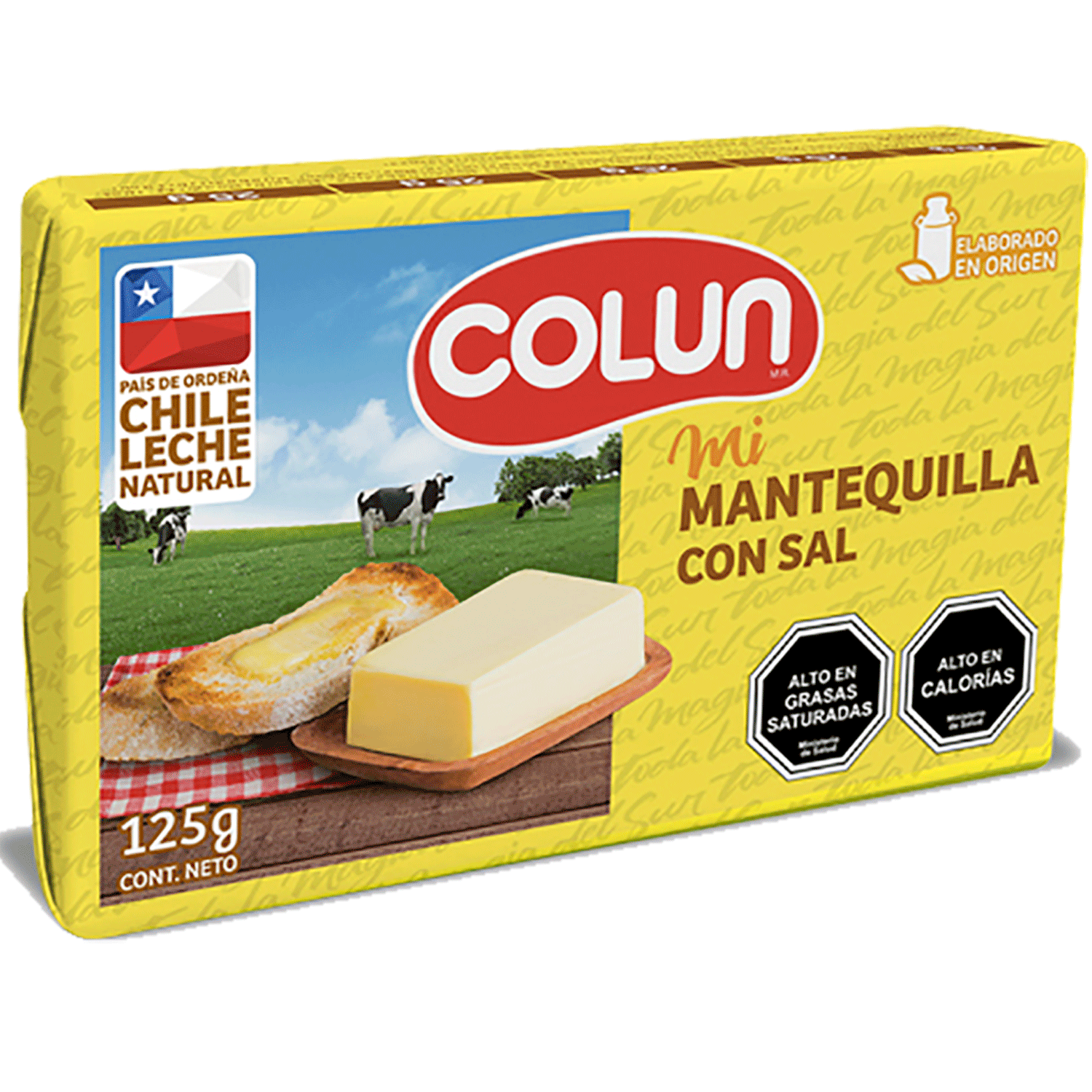 Mantequilla Colun con Sal 125 g