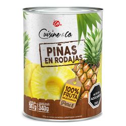 Piñas en Rodajas Cuisine & Co 340 g drenado