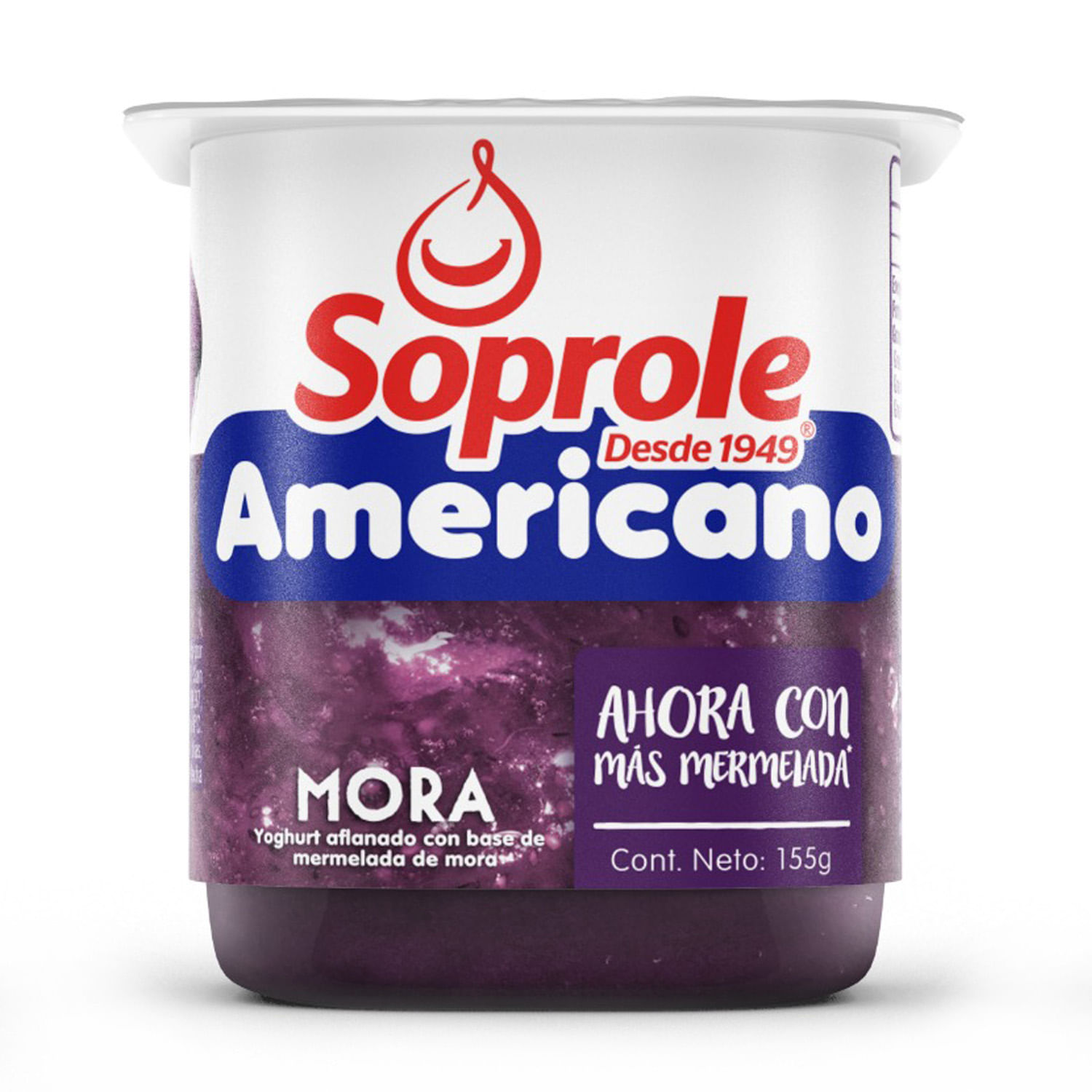 Yogurt Americano Mora 155 g