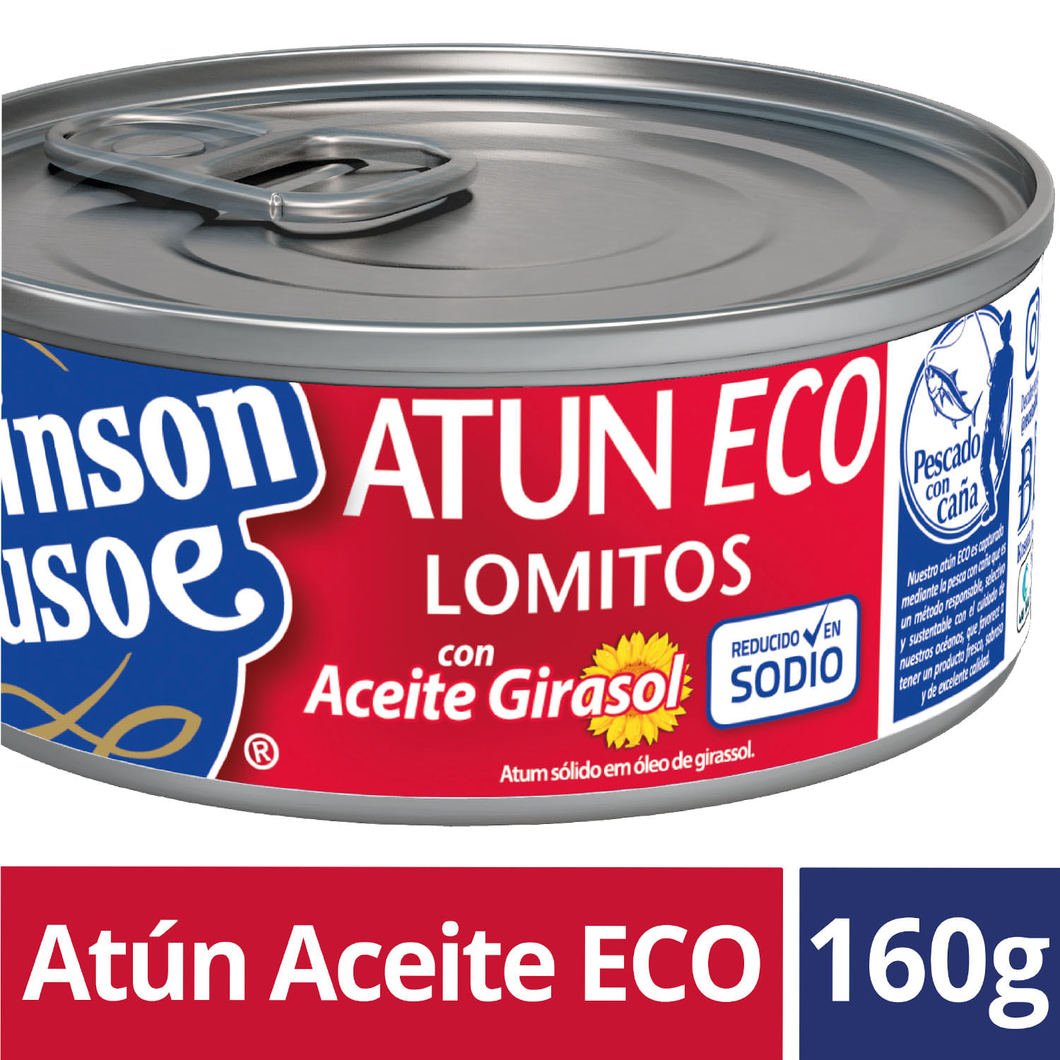 Atún Lomitos en Aceite Reducido en Sodio 104 g drenado, 160 g neto
