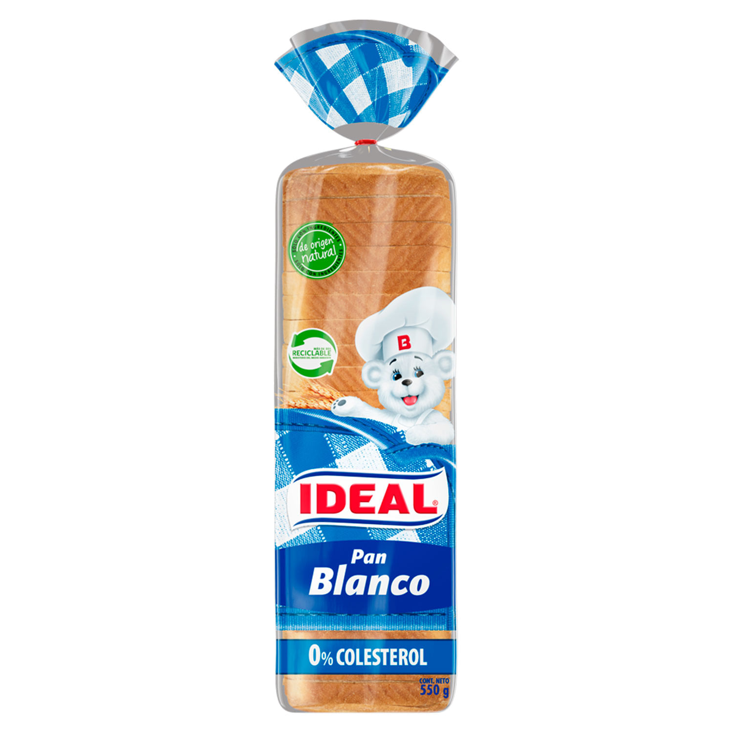 Pan Molde Ideal Blanco 550 g