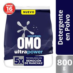 Detergente Polvo Omo Matic Ultra Power 800 G
