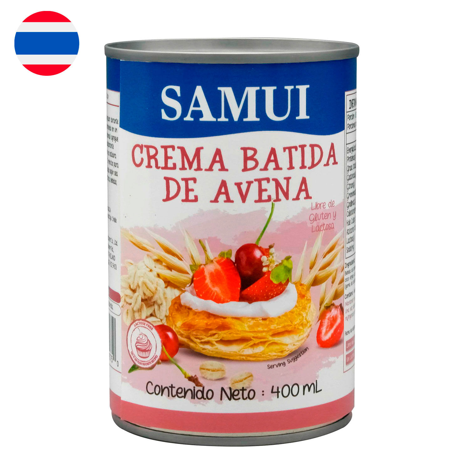 Crema Batida Samui Avena 400 ml