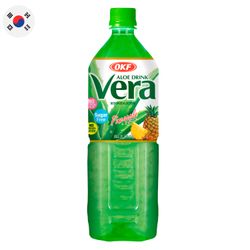 Okf Bebida Aloe Vera Sin Azúcar Piña 1 L