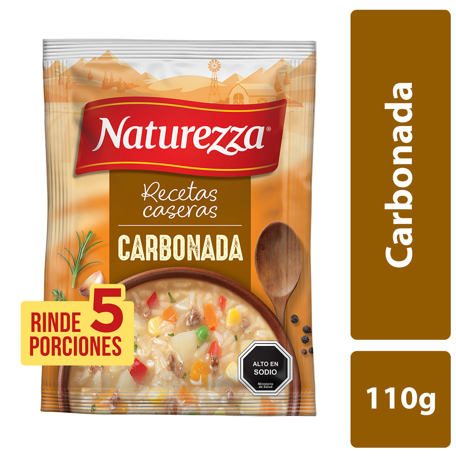 Sopa Naturezza Casera Carbonada 110 g