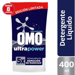 Detergente Líquido Omo Matic Ultra Power 400 Ml