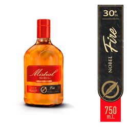 Licor De Pisco Mistral Nobel Fire 30° 750 Cc