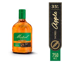 Licor De Pisco Mistral Nobel Apple 35° 750 Cc