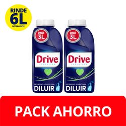 Pack 2 Un. Detergente Para Preparar Drive 500 Ml