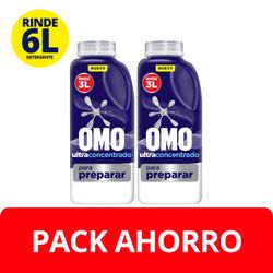 Pack 2 Un. Detergente Para Preparar Omo 500 Ml