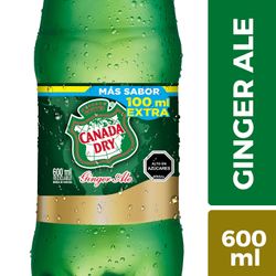 Canada Dry Bebida Ginger Ale 600 Cc