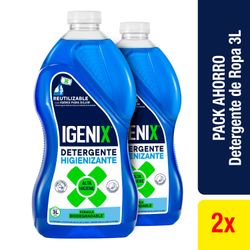 Pack Detergente Igenix Para Diluir 3 L 2 Un.