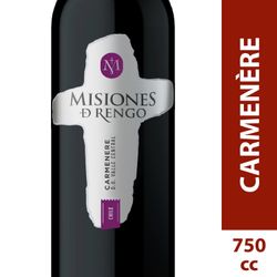 Vino Misiones De Rengo Carmenere 750 Cc