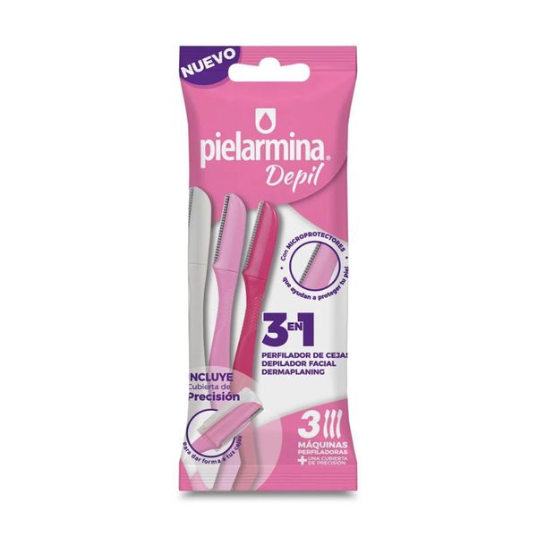 Pielarmina Perfilador Facial Depil 3 en 1