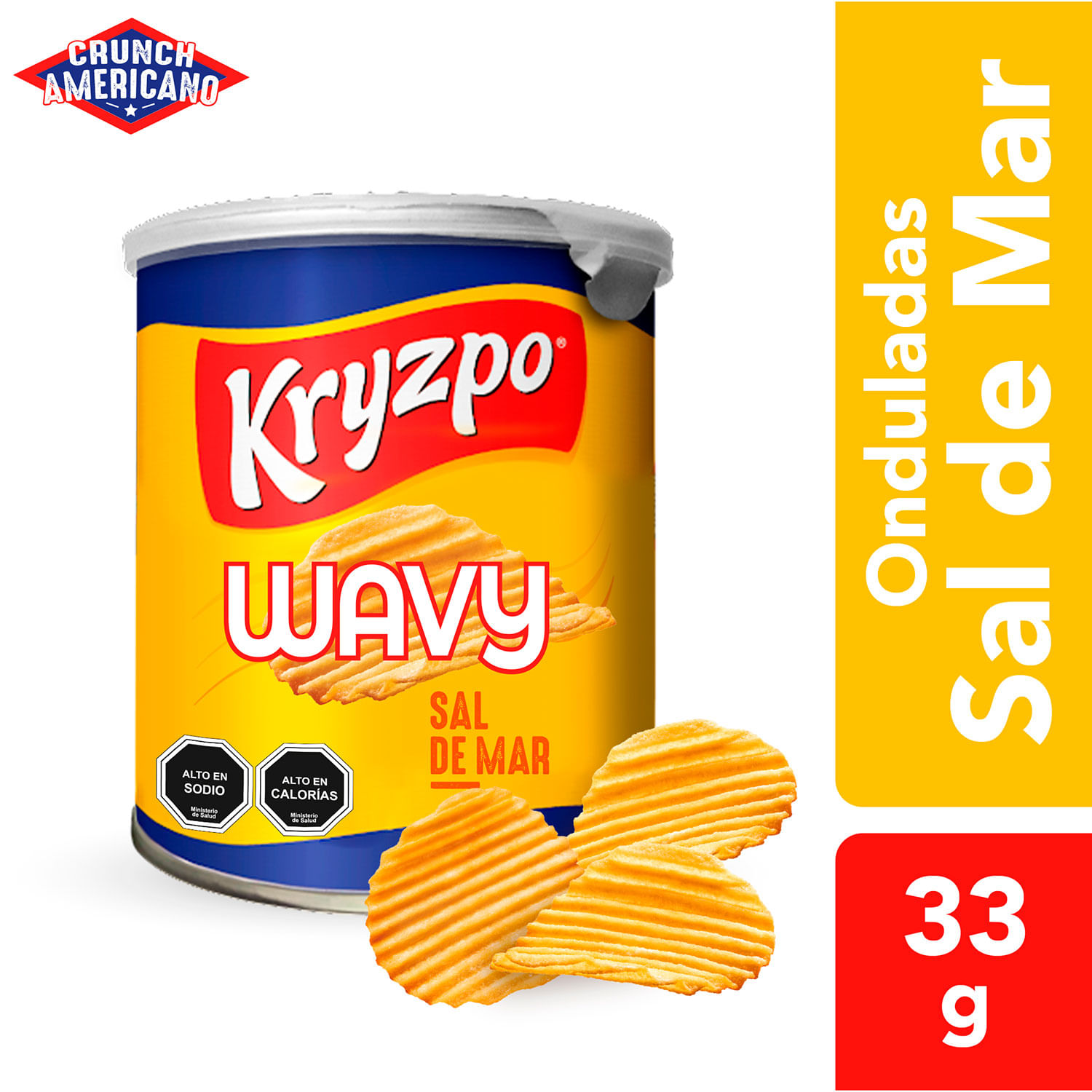 Papas Fritas Kryzpo Wavy 33 g