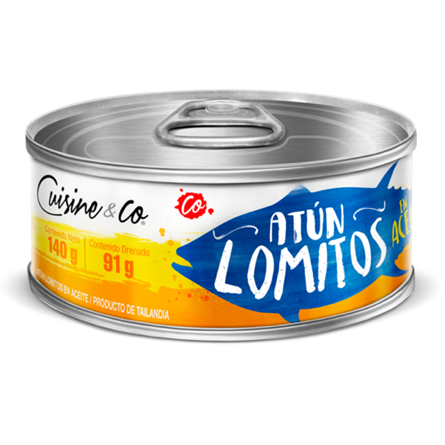 Atún Lomitos en Aceite 91 g drenado, 140 g neto