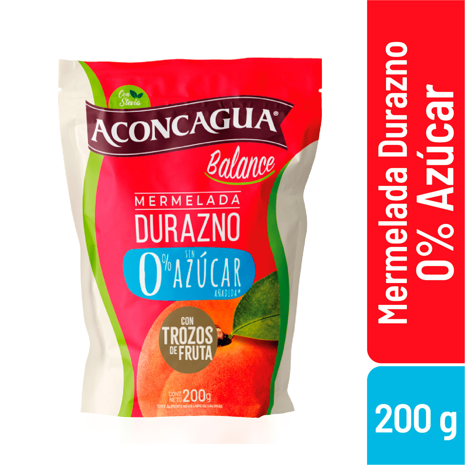 Mermelada Aconcagua Balance Durazno 200 g