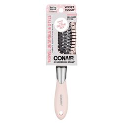 Cepillo de Pelo Conair Velvet Touch con Base Cushion Tamaño Medio