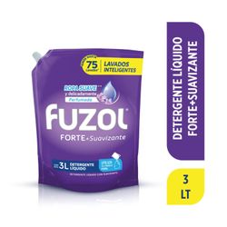 Detergente Líquido Fuzol Forte Con Suavizante Doypack 3 L