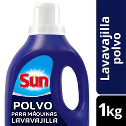 Detergente Lavavajilla Sun Polvo Máquina Botella 1 Kg