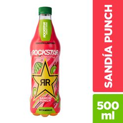 Bebida Energética Rockstar Sandía Punch 500 Ml