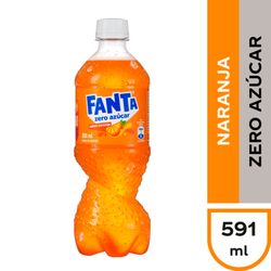 Bebida Fanta Sin Azúcar 591 Ml