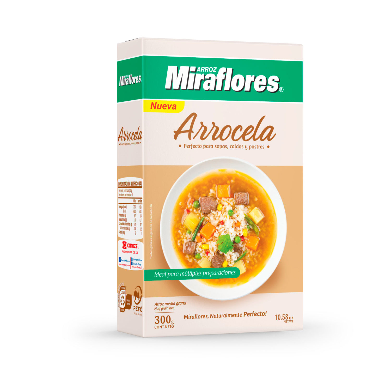 Arroz Miraflores para Sopa 300 g