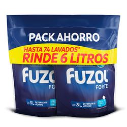 Detergente Líquido Fuzol Doypack 3 L 2 Un.