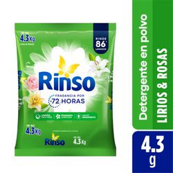 Detergente Rinso Lirios 4.3 Kg