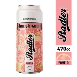 Cerveza Kunstmann Radler Pomelo 2.5° 470 Cc