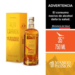 Licor Alto Del Carmen Mango Passion 35° 750 Cc