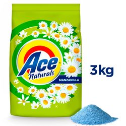 Detergente En Polvo Ace 2 En 1 Manzanilla 3 Kg