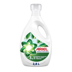 Detergente Líquido Ariel Doble Poder Concentrado De 2.84 L