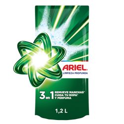 Detergente Líquido Ariel Doble Poder Concentrado De 1.2 L