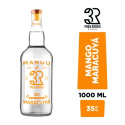Tres Erres Licor De Pisco 3R Mango Maracuyá 35° 1 L