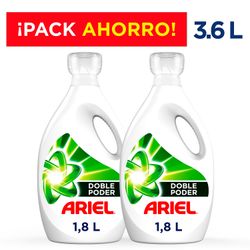 Pack Detergente Ariel 1.8 L + 1.8 L